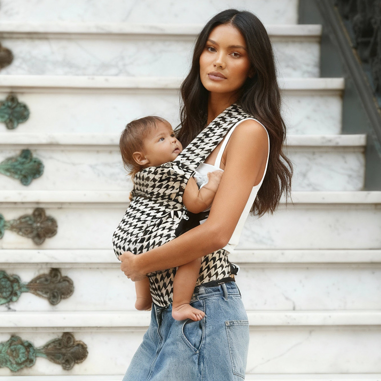 Front carry facing in